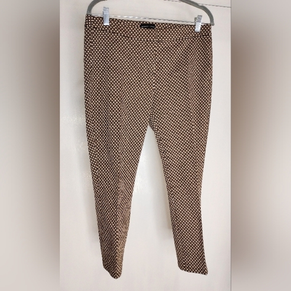 COTTON BLEND PATTERNED PANTS - Picture 6 of 6